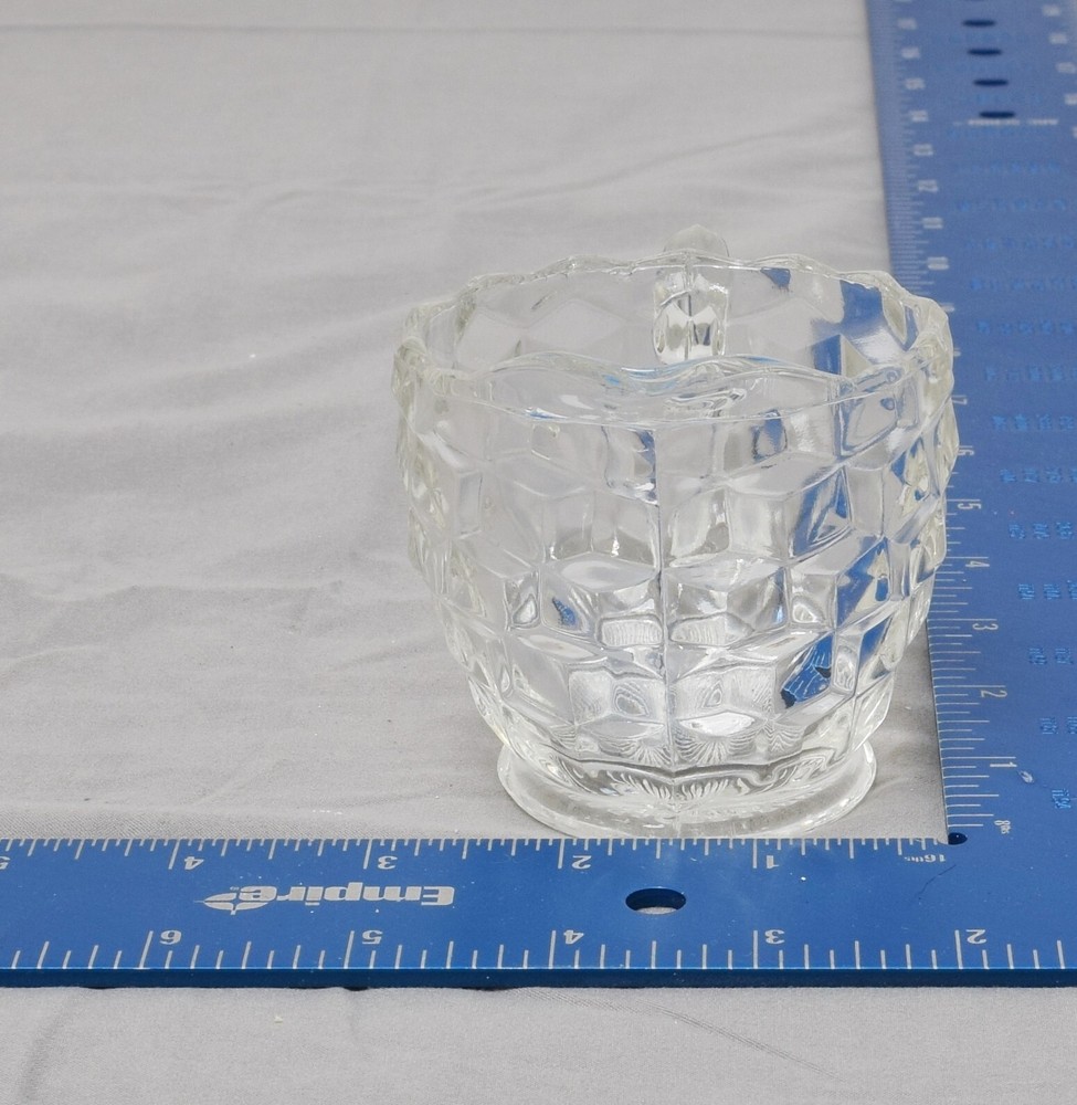 Vintage Jeannette ~ Cube Clear ~ Creamer ONLY