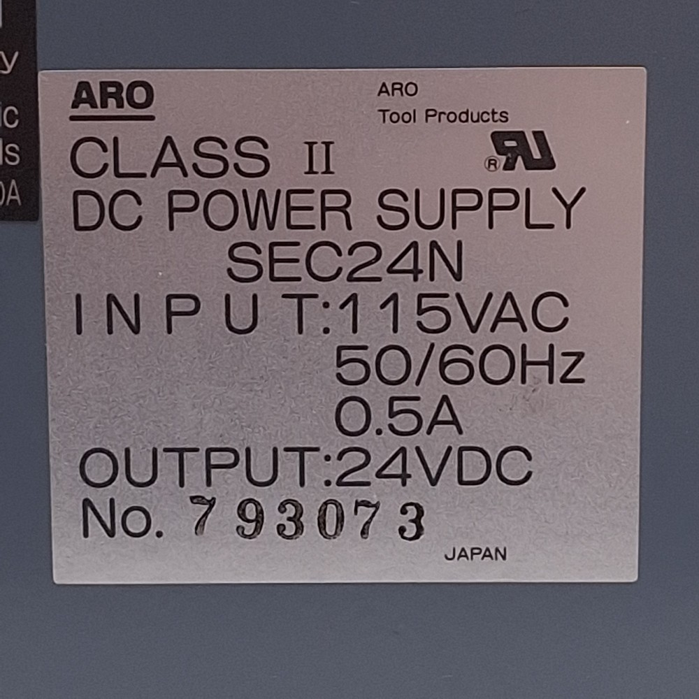 Aro SEC24N Electric Screwdriver Controller, 24VDC 2A Output, 115VAC 0.5A Input