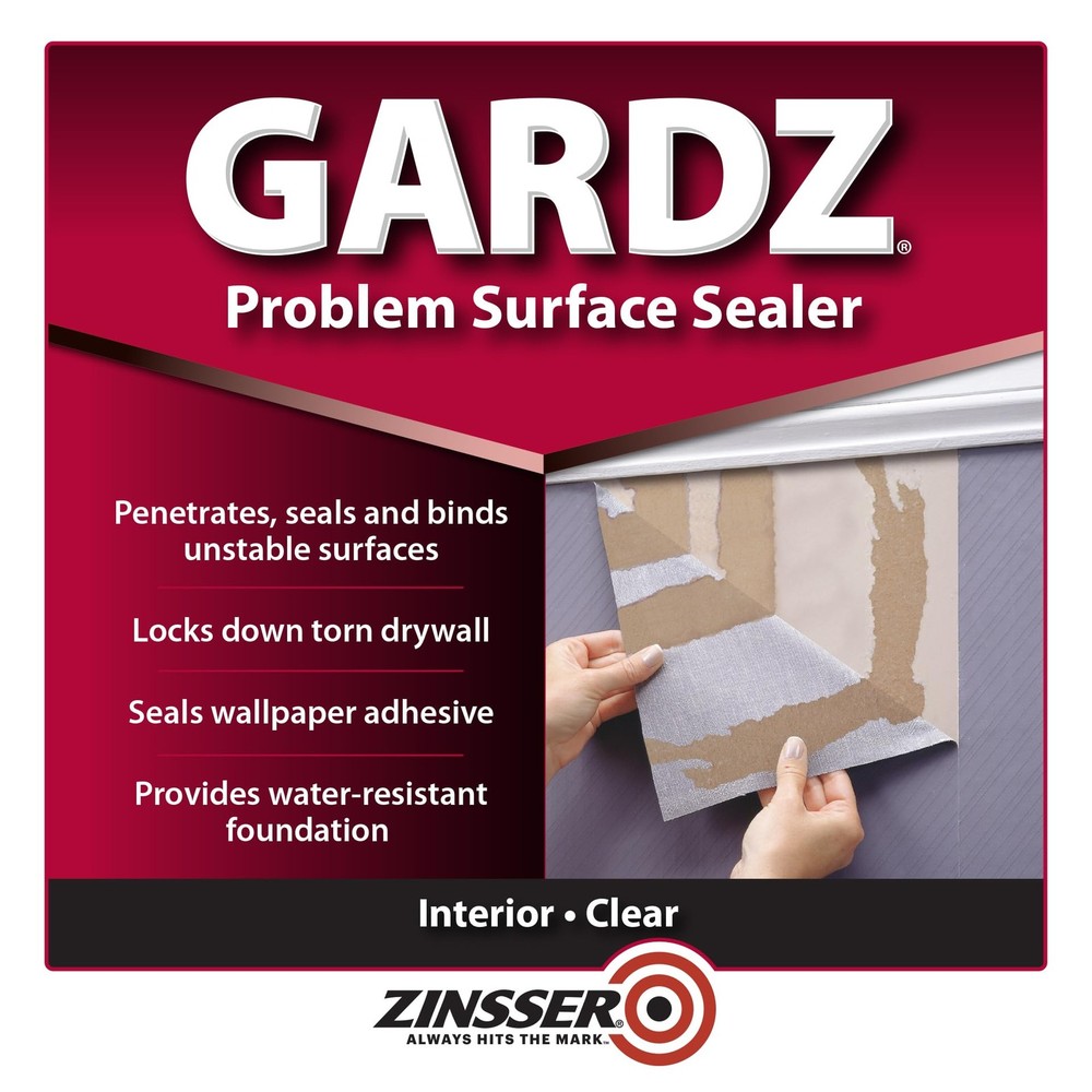 qt 02304 Clear , Gardz Water-Based Problem Surface Sealer