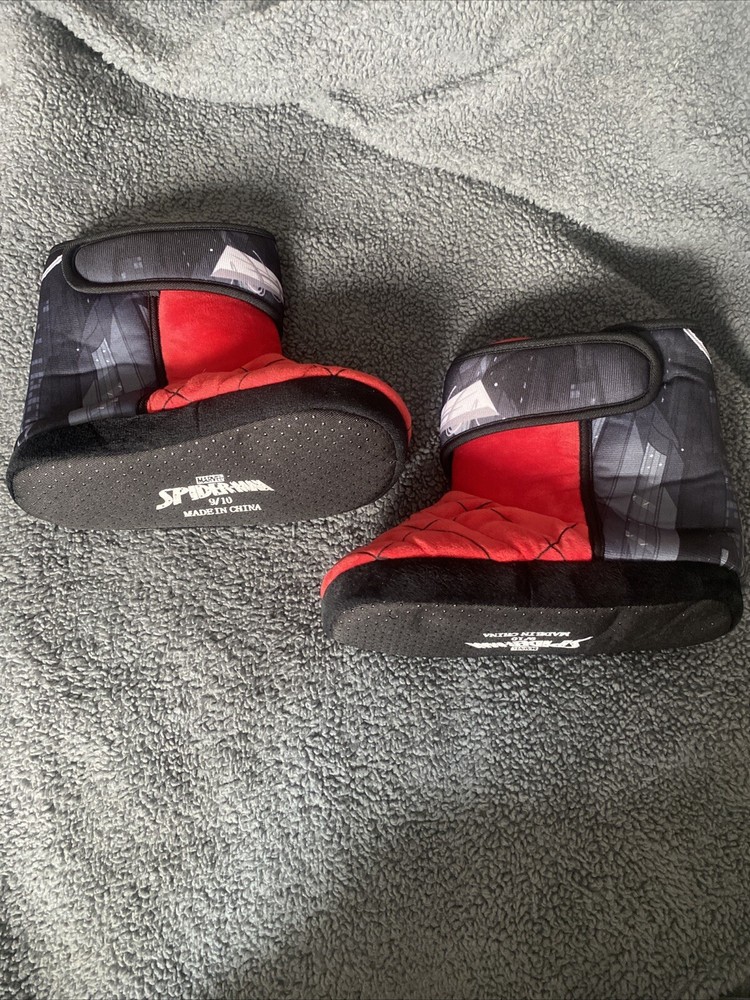 Marvel Boys Spider-Man Slippers Size 9/10