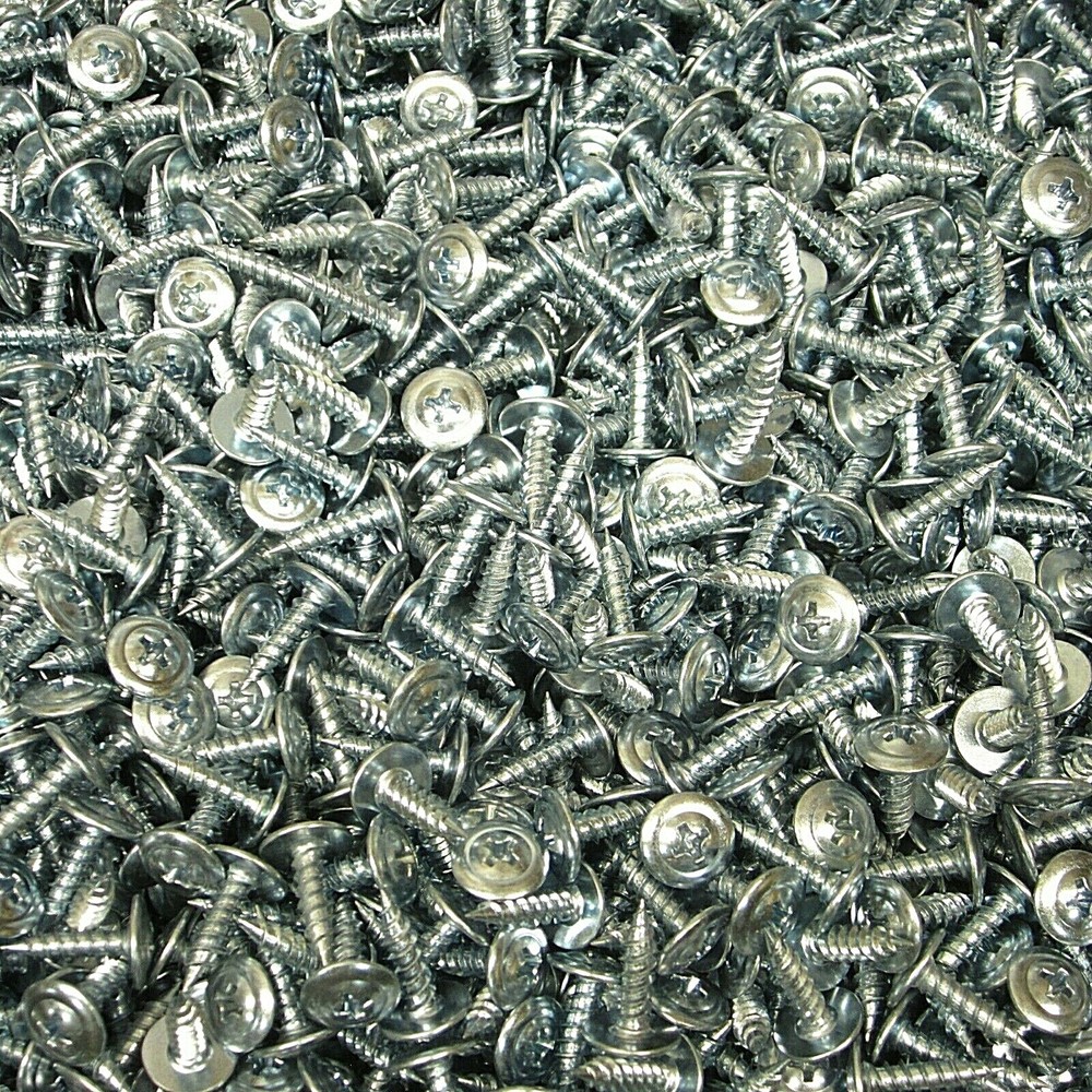 (1,000) #8 X 3/4" Phillips Mod Truss Self-Piercing Zip Screw Sharp Point Zinc