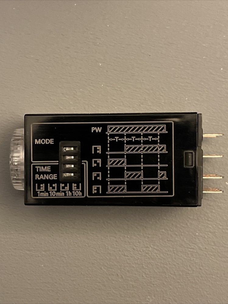 Omron Timer H3YN-41-B solid-state analog long-range 1 Min-10h timer LED H3YN41B