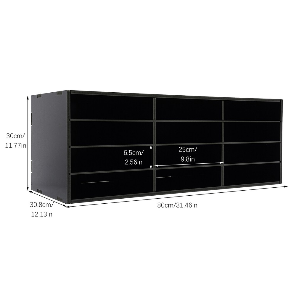 Countertop Storage Cabinet Mail Sorter Organizer Literature Organizer Mailbox