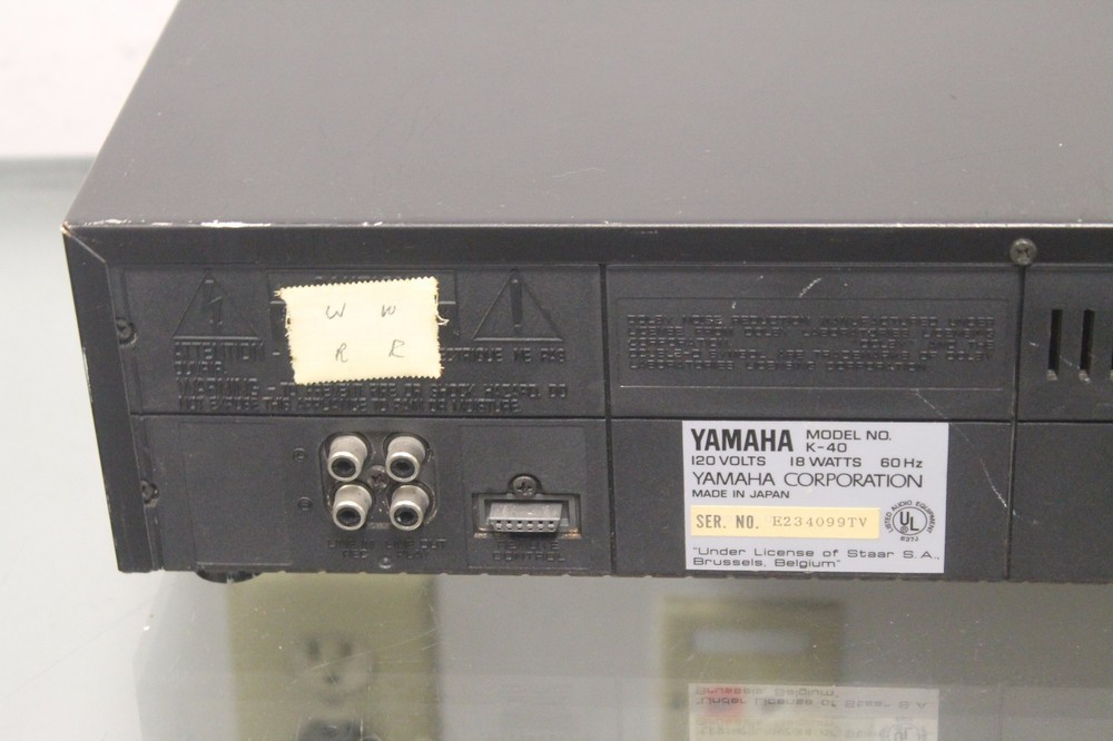 Yamaha K-40, Double Cassette Deck