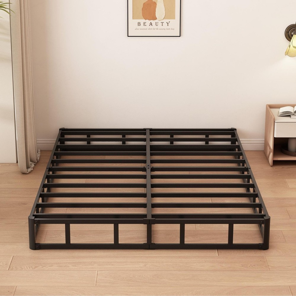 Box Spring Full Size Bed 8 Inch, High Profile Metal Full Size Box Spring Bed ...