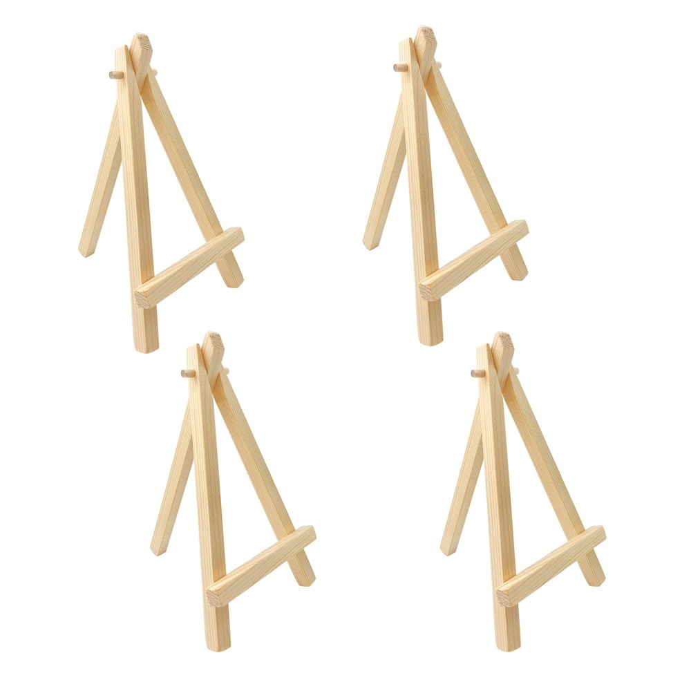 4 PCS Mini Wood Easel Small Tabletop Easel Display