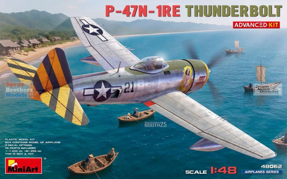 MIA48062 1:48 Miniart P-47N-1RE Thunderbolt [Advanced Kit]