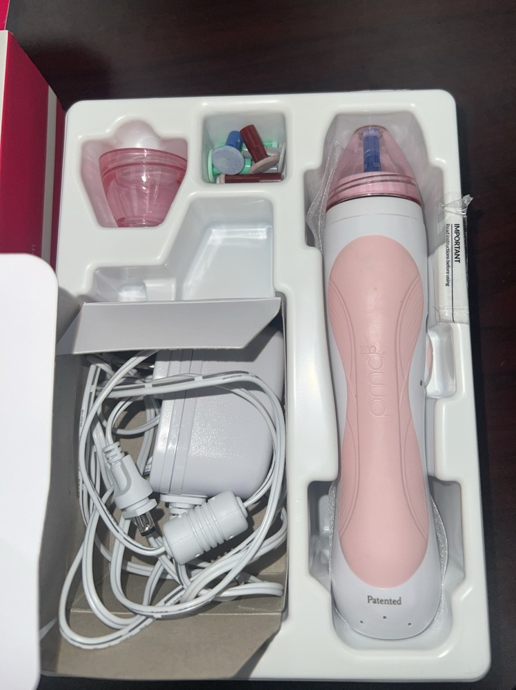 PMD PRO PINK Personal Microderm Abrasion Device Exfoliating Vacuum EUC