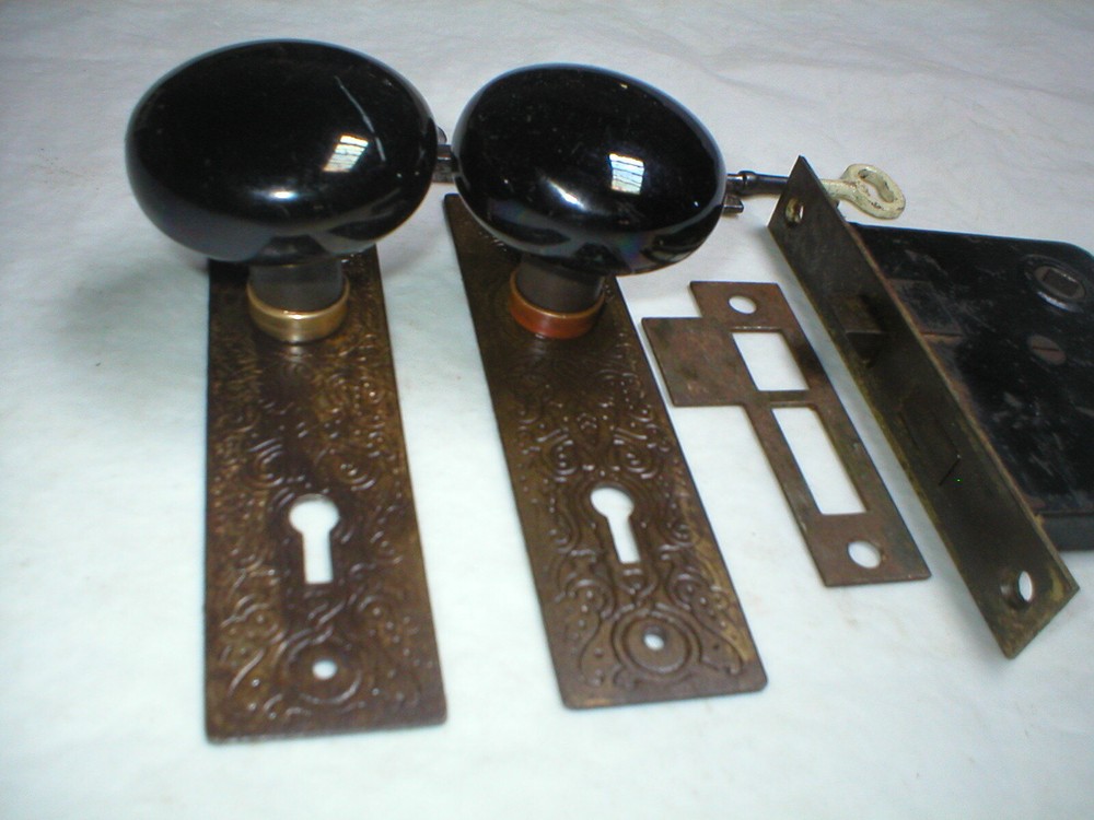 Antique Victorian Era Door Hardware