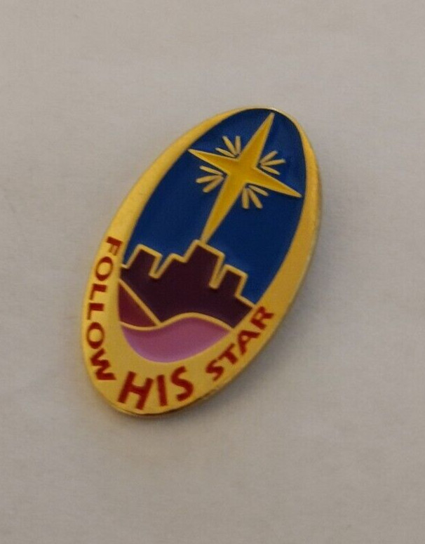 Follow HIS Star Lapel Tack Pin