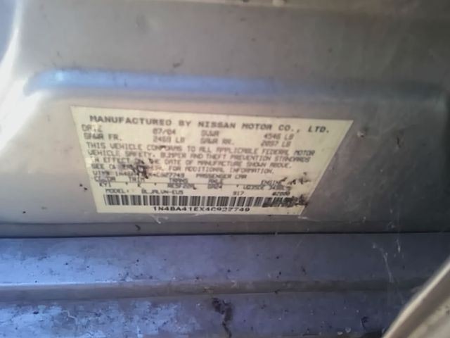 MAXIMA 2004 Fuse Box Cabin 6742