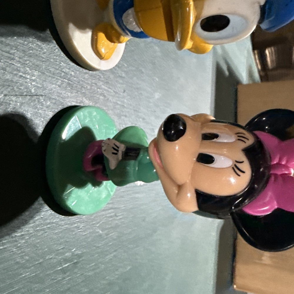 Mickey Mouse Minnie Donald Bobble head Plastic
