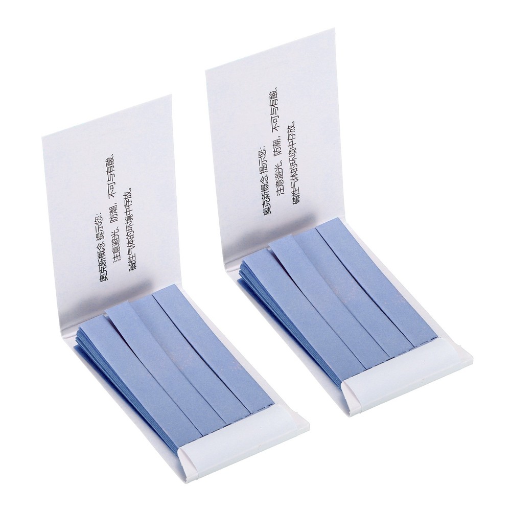 PH test strips, 2pcs 80 indicator maps sunflower tester, blue