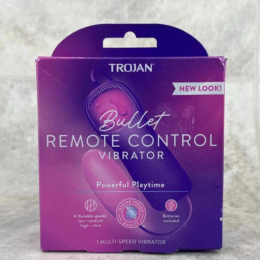 Trojan Bullet Remote Control Vibrator for Powerful Playtime 4 Variable Speeds