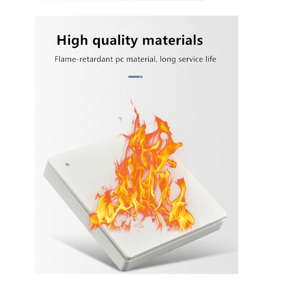 433MHz Wireless Remote Kinetic Self-Powered Wall Light Switch Remote Control