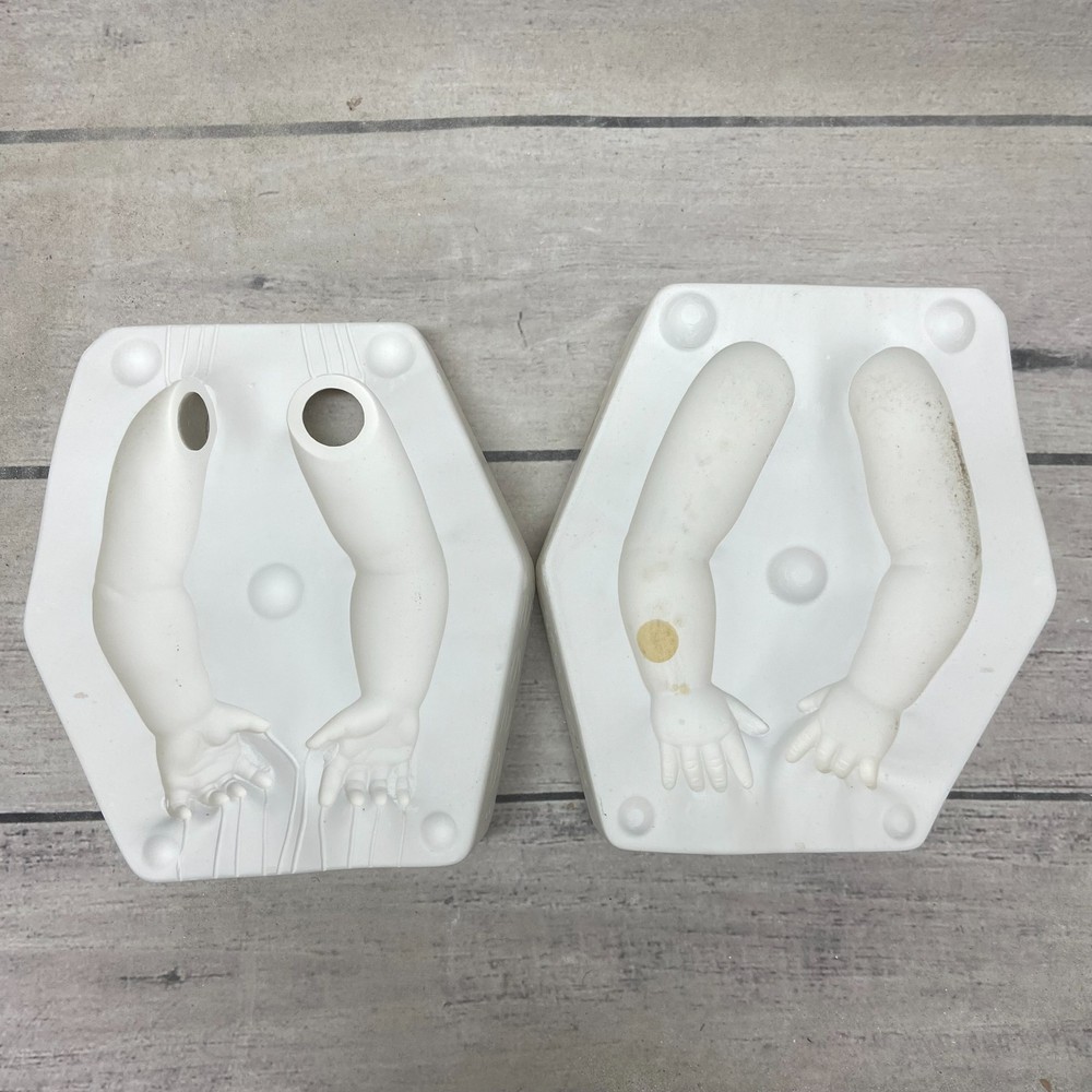 Bell Mold Ceramic Casting Mold Doll Arms #2626