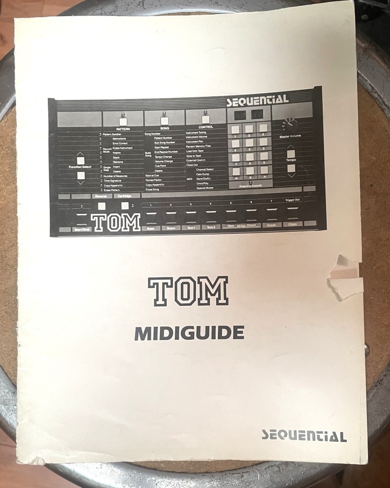 Sequential Circuits TOM Midiguide