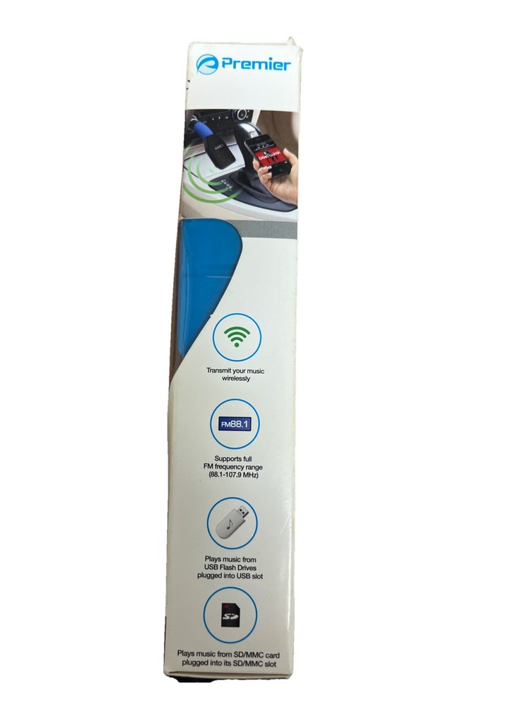 Premier Audio Wireless Car MP3 FM Transmitter