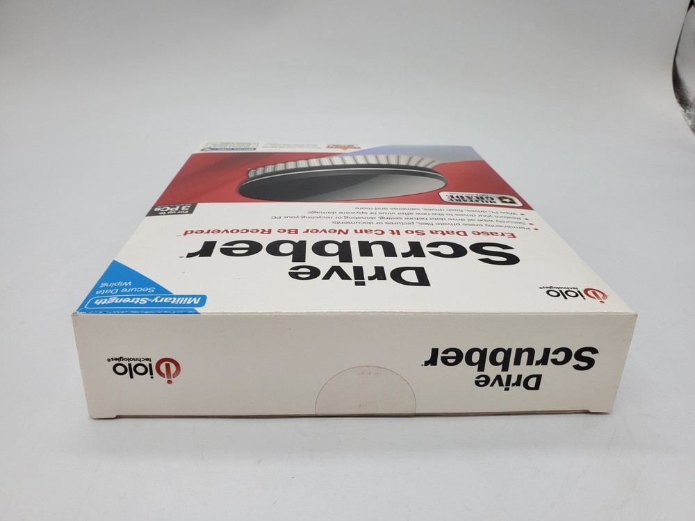 Drive Scrubber PC Program By Iolo New - Open box never used!