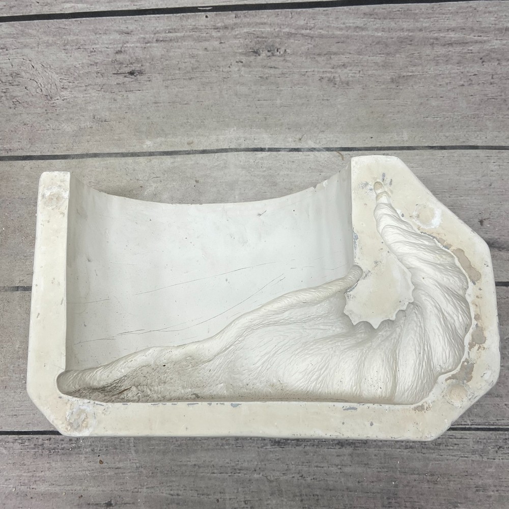 Vintage 1981 Nowell’s Ceramic Casting Mold Lg Cornucopia #573