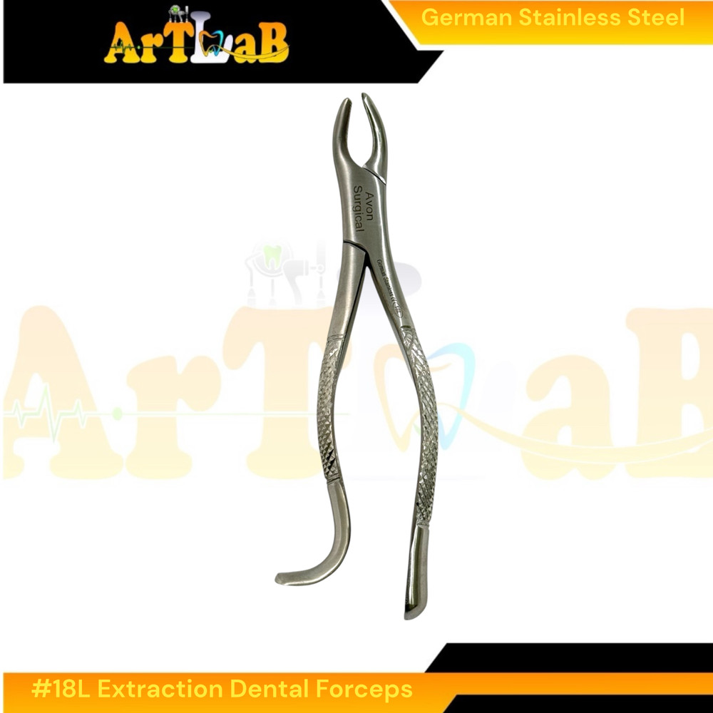 2PK - Upper Molar 1st & 2nd Extraction Forceps, Left & Right #18L + #18R