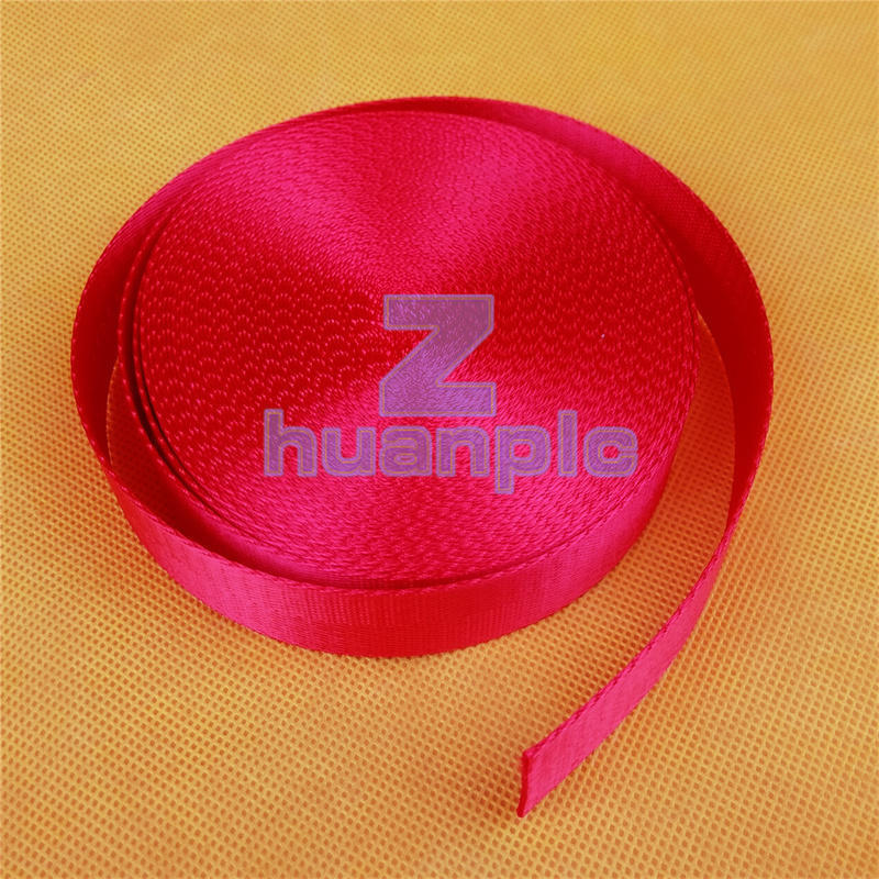 Nylon Webbing Strap 1inch Width Camping Climbing Harnesses Belts 25mm Red 10m