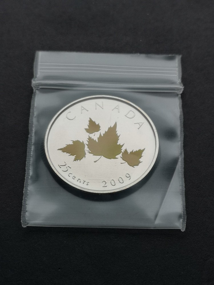 *** CANADA  25  CENTS  COLOURED  2009  ***  OH  CANADA ***
