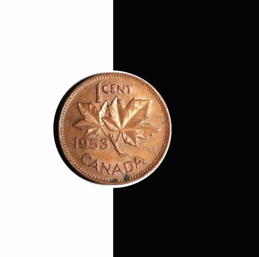 1953 Canada 1 Small Cent