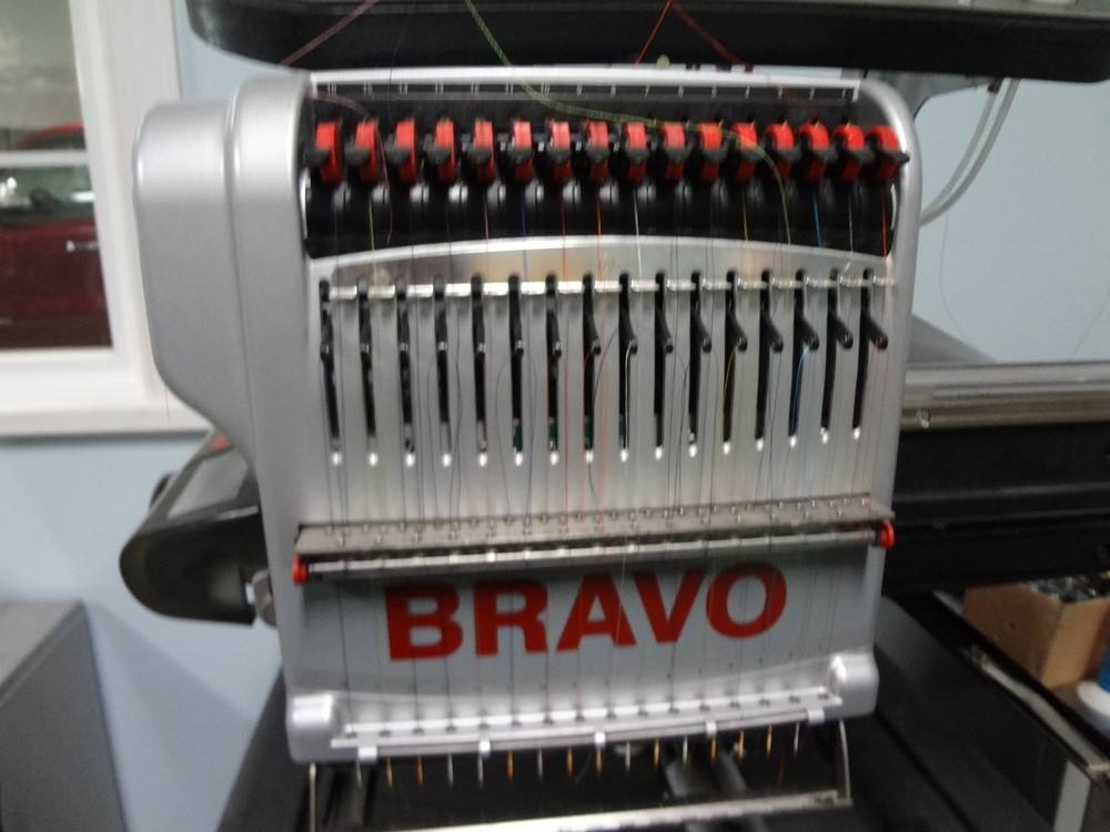 Melco Bravo 16 Needle Machine, Cart Included - Needs work