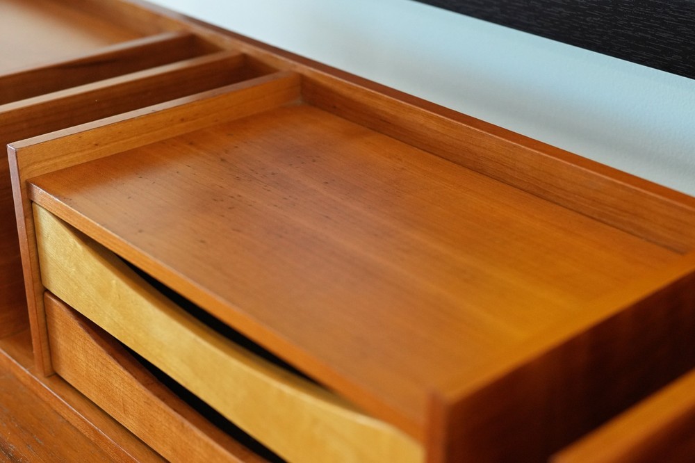 Pedersen & Hansen Teak Desk Organizer | Danish Mid-Century