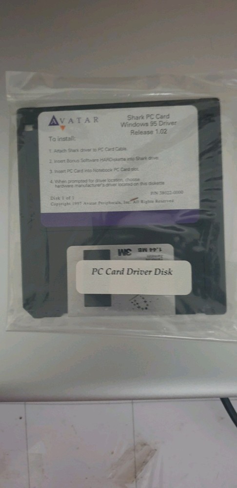 Avatar Shark 250 Mobile Hard Drive Getting Started Guide And disks