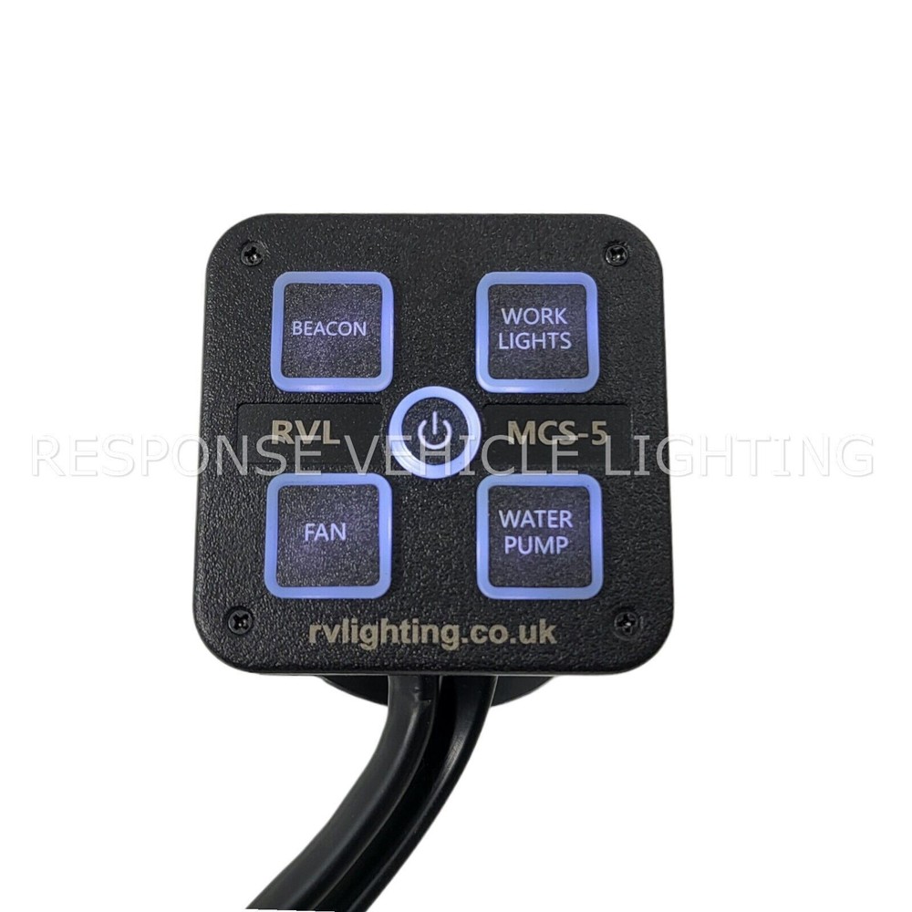 12v Switch Control Panel, Amber LED Light Bars Work Strobe Car Self Adhesive 24v