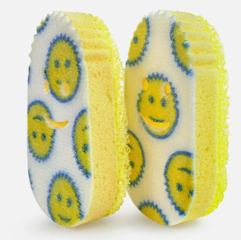 Scrub Daddy Dish Daddy Dishwand Sponge Refill, 2-Pack Non-Scratch Sponge