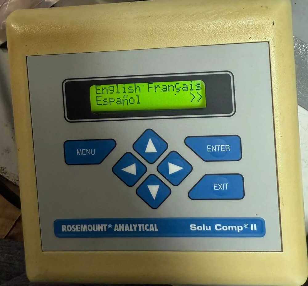 Rosemount Analytical Solu Comp II ph Analyzer Model 1055-01-10-22