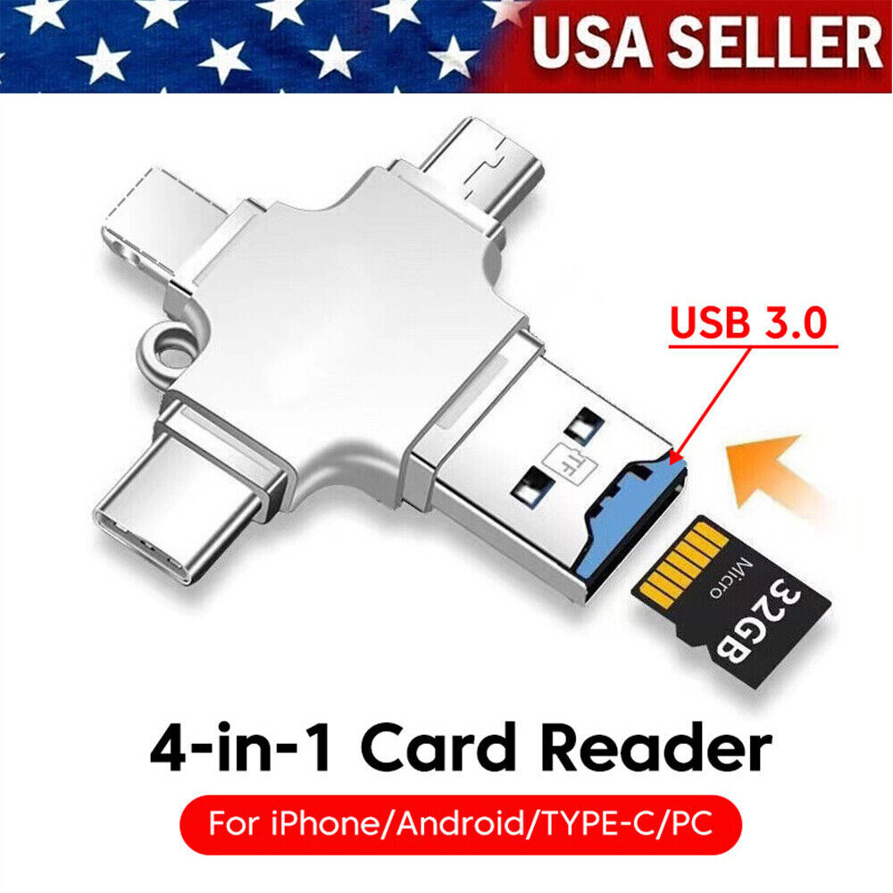 USB 3.0 Flash Drive Type -C Photo Stick OTG For iPhone iPad Android Samsung PC