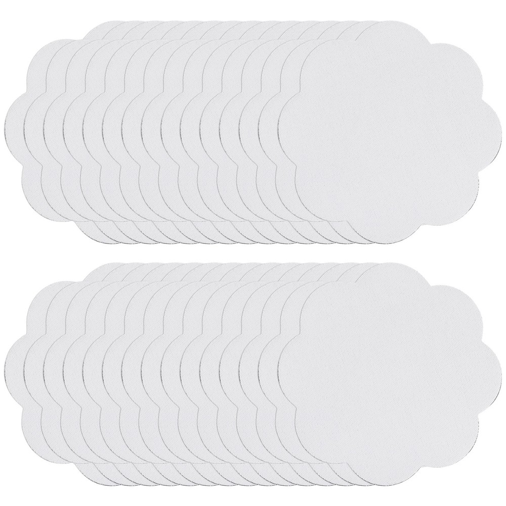 30pcs Sublimation Coasters Blanks Flower Shape