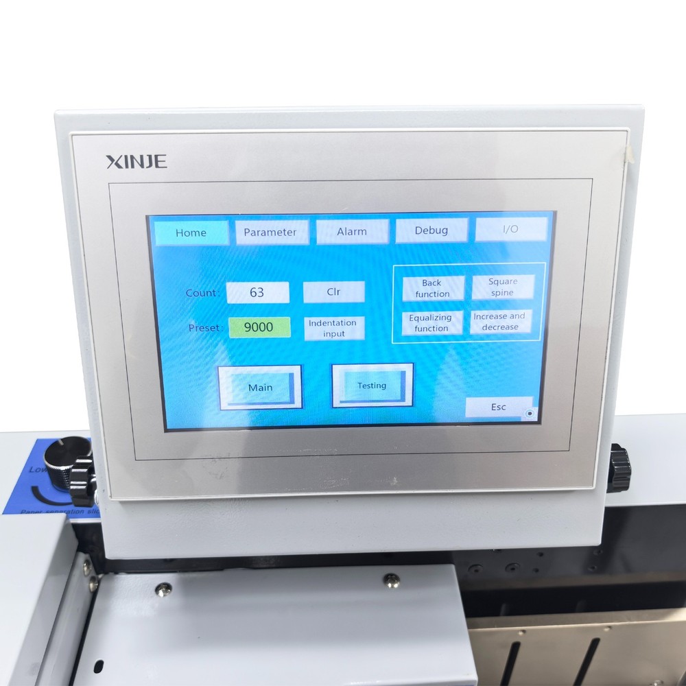 13'' Touch Screen Digital Creasing Machine 110V Automatic Paper Feeding Creaser