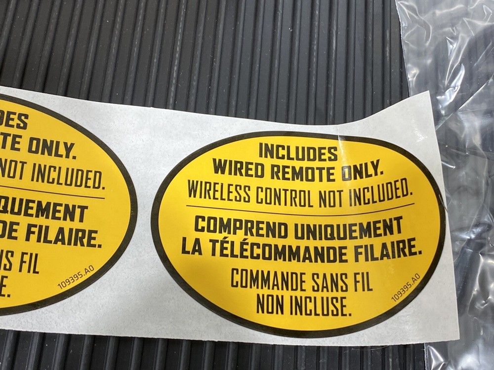 Warn Wired Remote 109423 ( Remote Only ) For VR EVO New