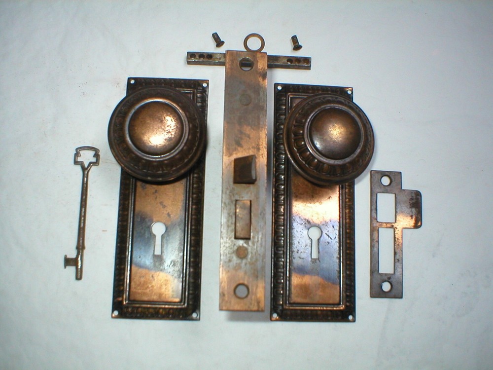 Antique Victorian Era Door Hardware