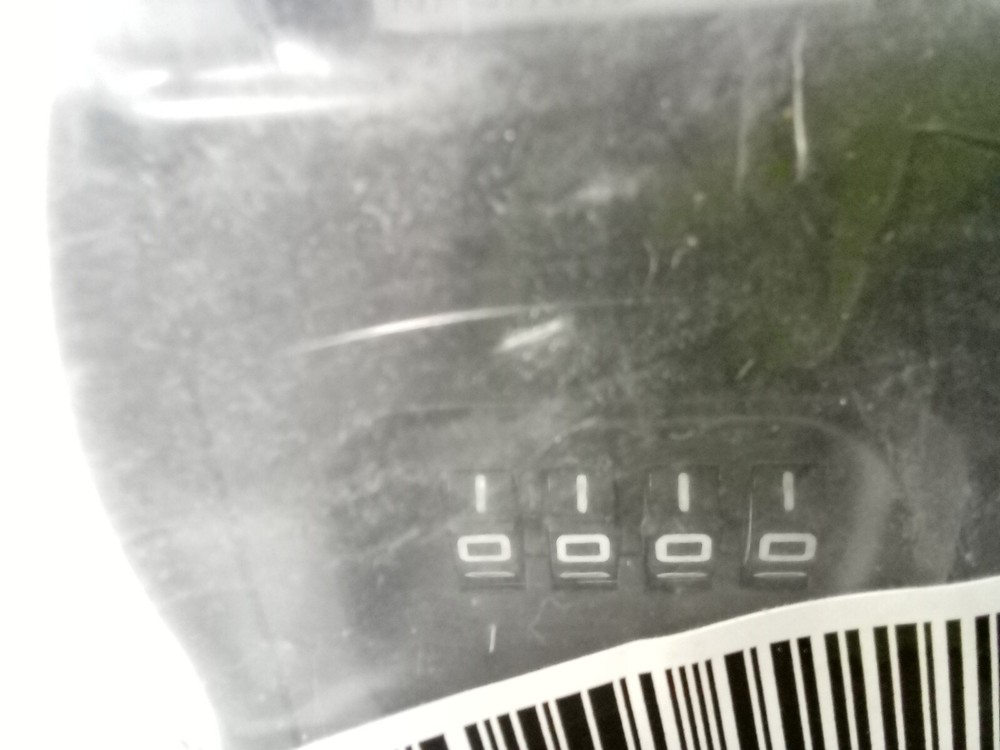 Vault Locks 4-Digit Numeric Combination Lock Box Black Alloy Steel