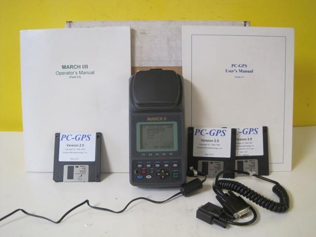 CORVALLIS MICROTECHNOLOGY INC. March I/II GPS Data Recorder & Navigator