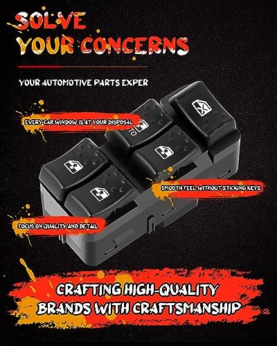 22664398 Master Window Control Switch Power Window Switch Compatible with 2003