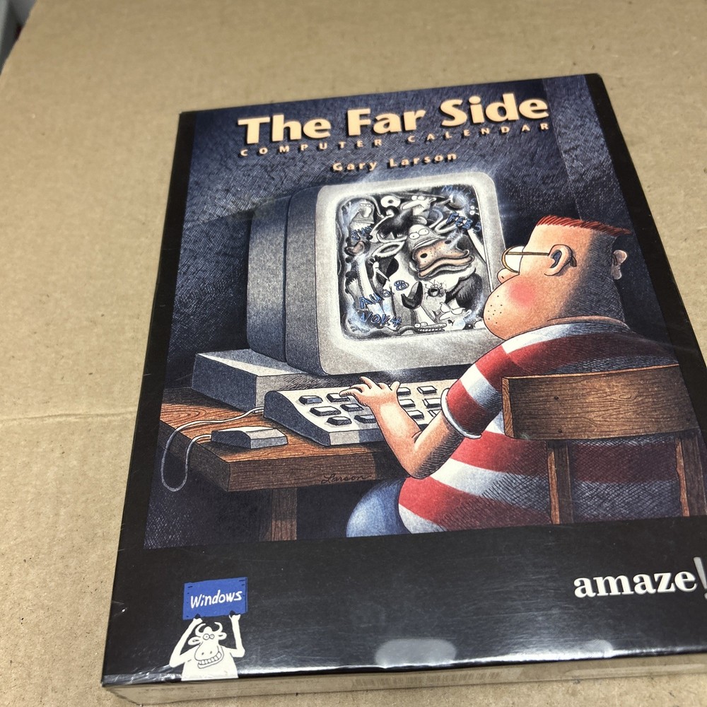 NEW - The Far Side 1991 Windows Computer Calendar Gary Larson
