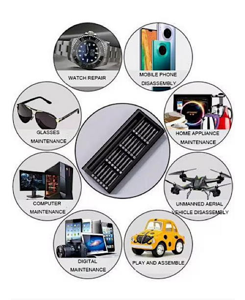 24 in 1 Micro Screwdriver Set DIY Screwdriver Set Mini Multi Bit Computer +