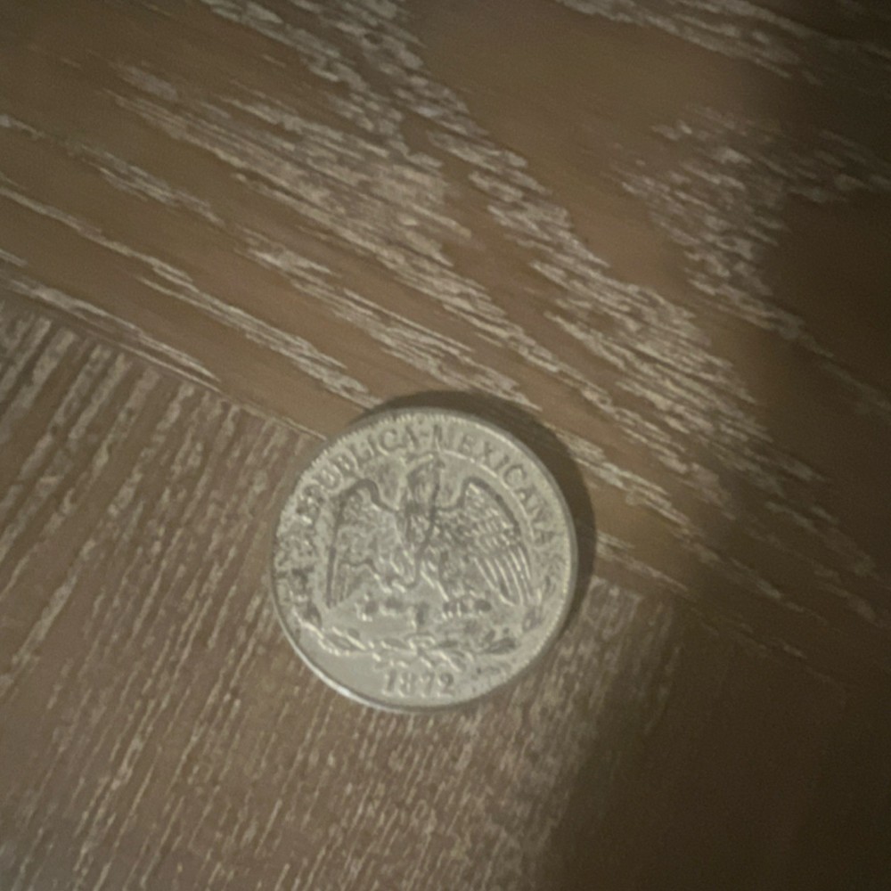 Republica Mexicana 1872 Silver Coin