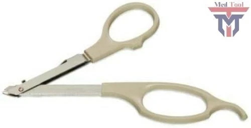 Surgical Skin Staple Remover Beige Handle