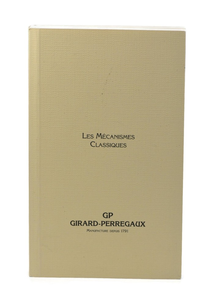 Girard Perregaux Classiques Booklet Manual