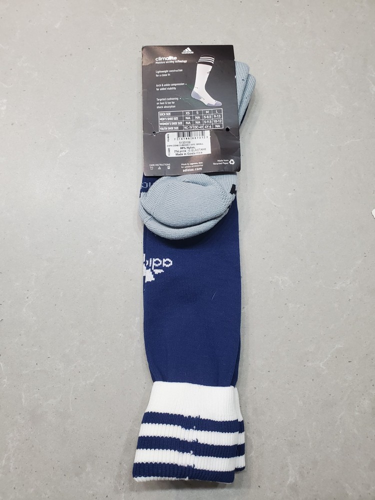 Adidas Cushion Socks Size Small Dark Blue