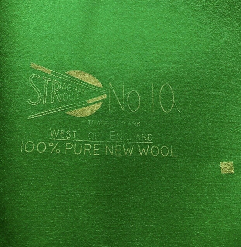 Strachan No10 Snooker Cloth For 12ft Table