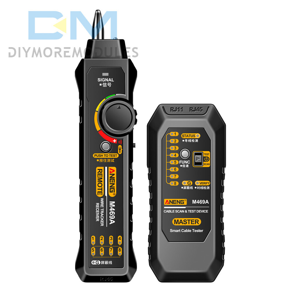 ANENG M469A Multifunctional Network Cable Tracker Networking Analyzer RJ45 /RJ11